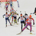 Susan Dunklee (USA) in front of Selina Gasparin (SUI) [P] Nordic Focus
