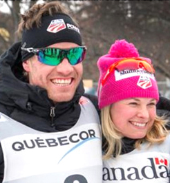 Simi Hamilton and Jessie Diggins, both...