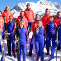 The U.S. Senior Team poses during the 2016-17 season [P] Nordic Focus