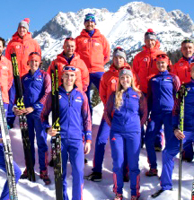 The U.S. Senior Team poses during...