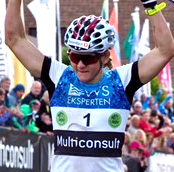 Maiken Caspersen Falla Maiken Caspersen Falla wins sprint free at Blink festival [P] Blink festival