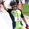 Antoine Cyr  wins Orford Roller Ski race [P] Reese Brown