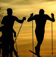 Skiers in Lillehammer [P]...