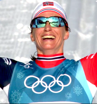 Marit Bjoergen...