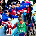 Sargent, Caldwell, Diggins @ 2018 Olympic Winter Games in PyeongChang [P] Sarah Brunson/USSA