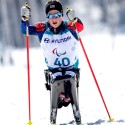 Kendall Gretsch competes in the women’s cross-country sitting 12-kilometer [P] Joe Kusumoto