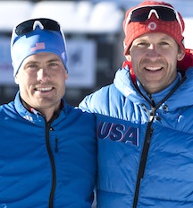 (l-r) Tim Burke (USA), Lowell Bailey (USA) [P] NordicFocus