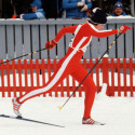 Canada’s Joan Groothuysen at the 1980 Winter Olympics in Lake Placid [P] CP PHOTO/COA