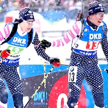 IBU world cup biathlon, relay women, Oberhof (GER)